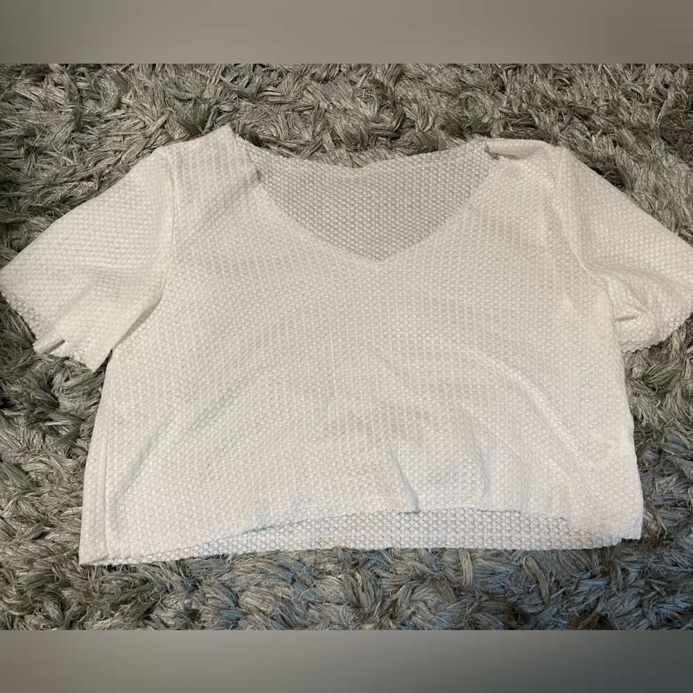 Waffle shein tee